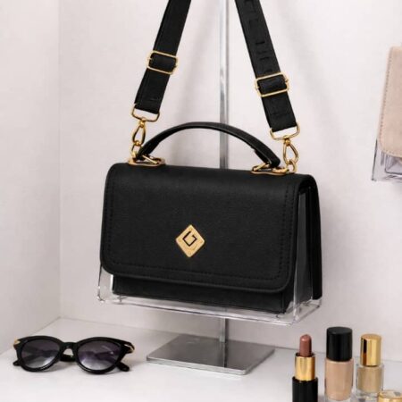 Grenobil Square Structure Bag with Transparent Base and Adjustable Strap