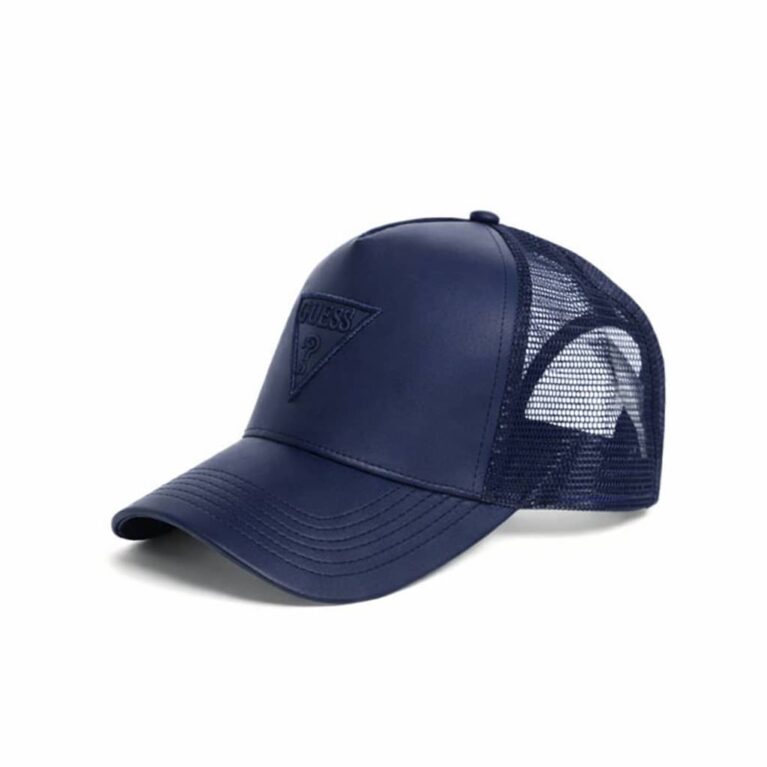 Men Guess Trucker Cap with Mesh Back