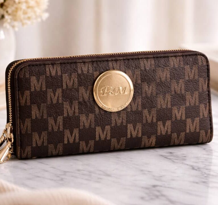 Fairy Lake M-Design Wallet with Gold Logo