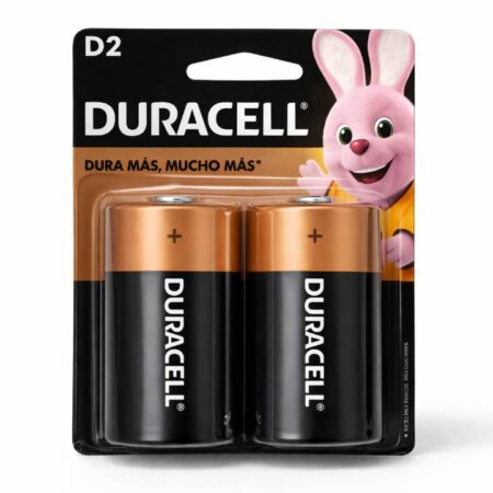 Duracell D2 Alkaline Batteries (Pack of 2)